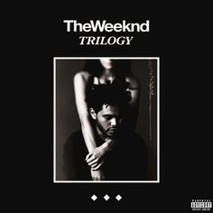 a black and white photo with the words, the weeknd trilogy on it