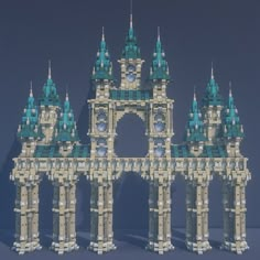 a large building made out of lego blocks