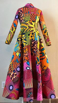 Multicolor Patchwork Maxi Dress For Fall, Fitted Patchwork Maxi Dress For Fall, Fall Multicolor Patchwork Maxi Dress, Long Patchwork Party Dress, Multicolor Cotton A-line Midi Dress, Long Fitted Patchwork Dress, Long Fitted Dress With Patchwork, Multicolor Patchwork A-line Maxi Dress, Long Cotton Patchwork Dress