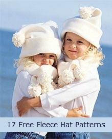 17 Free Fleece Hat Patterns Sewing Classes For Beginners, Hats And Scarves, Sewing Projects Free