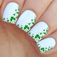 Shamrock Nails, Irish Nails, Saint Patrick Nail, St Patrick's Day Nails, Mickey Nails, March Nails, San Patrick, St Patricks Day Nails, Plaid Nails