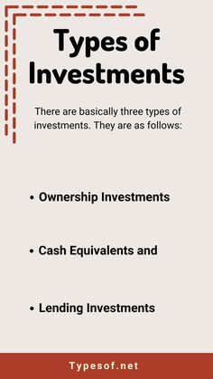 three types of investments that are important to the company's business growth, including investment and