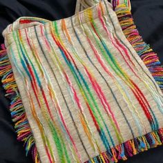 UAKISS - Sweet Y2k Aesthetic Rainbow Tassel Crossbody Bag Personality Vintage Grunge Handbags Casual Harajuku Women Shoulder Bags Trendy Multicolor Fringe Crossbody Shoulder Bag, Multicolor Fringe Crossbody Bag, Casual Fringe Shoulder Bag For Festivals, Trendy Multicolor Fringe Bag, Multicolor Fringe Shoulder Bag For Everyday Use, Multicolor Fringe Shoulder Bag For Daily Use, Everyday Multicolor Fringe Shoulder Bag, Daily Multicolor Fringe Shoulder Bag, Daily Use Multicolor Fringe Shoulder Bag