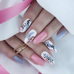 New Trend Nails, Nails Design Spring, Trend Nails, Gel Acrylic Nails, Nail Art Gel, Ombre Acrylic Nails, Nails Today, Matte Nails Design, Super Nails