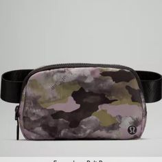 Brand New With Tags Attached Lululemon Athletica Everywhere Belt Bag Color: Heritage Wash Juniper Green / Black Camo Phone, Keys, Wallet. Keep Them Close In This Versatile Belt Bag That Helps You Get Out The Door And On To Your Next Adventure. Designed For On The Move Product Features: Zippered Pockets Easy-Access, Exterior Pocket For Your Essentials Interior Pocket Dimensions: 19cm X 5cm X 13cm (7.5" X 2" X 5") Volume: 1l Ll5 Lululemon Belt Bag Camo, Lululemon Scrunchie, Juniper Green, Camo Bag, Lululemon Bags, Lululemon Everywhere Belt Bag, Camo And Pink, Everywhere Belt Bag, Makeup Bag Organization