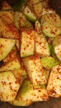 the food is prepared and ready to be cooked in the oven or on the grill