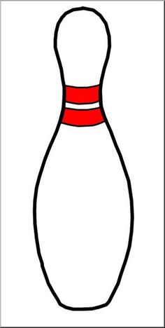 a drawing of a bowling ball with a red stripe on the side and bottom line