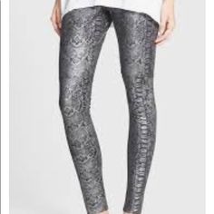 Nwt Philosophy Size Small Iridescent Silver/Black Snakeskin Pattern Leggings. High Waisted And Cute Fit. Fun Color For All Seasons Fitted Metallic Leggings For Fall, Metallic Silver Fitted Bottoms For Night Out, Metallic Leggings For Night Out In Fall, Silver Stretch Bottoms For Fall, Fitted Silver Bottoms For Fall, Stretch Silver Leggings, Snakeskin Leggings, Sheer Pants, Iridescent Color