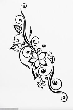 Flower And Leaves Design, Double Hip Tattoos Women, Patterns And Designs, Tattoo For The Back, Pretty Foot Tattoos For Women, Ankle Tattoos For Women Wrap Around, Foot Tattoos For Women Classy, Tattoos Ideas For Women, Cute Foot Tattoos