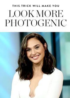 the cover of this trick will make you look more photogenicntifiable, with an image of a smiling woman