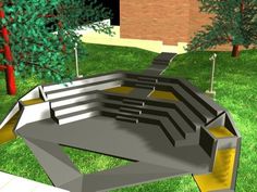 Amphitheater Seating, Outdoor Amphitheater, Outdoor Reading Nooks, Auditorium Design, Tiered Seating, Theater Architecture, Beautiful Outdoor Living Spaces