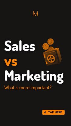 sales versus marketing what is more important?