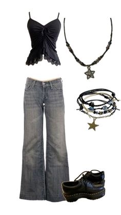 Downtown Outfits, 2000s Fashion Outfits, Swaggy Outfits, Cute Everyday Outfits, Really Cute Outfits, Casual Style Outfits, Lookbook Outfits, Gilmore Girls, Retro Outfits