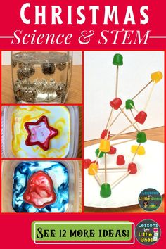 Embrace the holiday spirit in your classroom with these exciting Christmas science experiments & STEM challenges! These hands-on activities will keep your students engaged and curious leading up to the holiday break. Easy to set up with common household items, these science activities make great holiday centers! Get ready for a season of joyful learning with these 12 Christmas science & STEM activities! Christmas Stem Projects, Science Stem Activities, Christmas Science Experiments, Early Childhood Education Resources, O Block, Holiday Centers, Winter Activities Preschool, Christmas Science, Preschool Stem