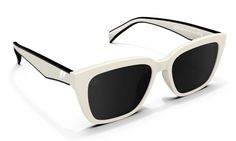 ‘White Limo’ is a true wardrobe warrior, effortlessly elevating any ensemble. Part of the ‘Mave Collection,’ these cat eye sunglasses boast all the benefits of handmade acetate: enhanced durability, hand feel, and overall quality. Black striping adds crisp contrast along the temples, and the stunningly premium PureBlend Lens catches compliments whether you’re watching the game or raging on the festival circuit. // Details: Gender: Unisex Frame: Gloss White Lens Color: Smoke Black Lens Material: White Limo, Active Design, White Lenses, Snow Goggles, The Festival, Women Supporting Women, Popular Style, Light Accessories, Custom Creations