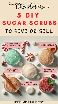 homemade Christmas sugar scrub diy recipes Christmas Gift Ideas Teachers Easy Diy, Cheap Homemade Gifts For Christmas, Classy Homemade Christmas Gifts, Christmas Ideas For Teachers Diy, Easy Cheap Gift Ideas, Christmas Crafts Presents Homemade Gifts, Cheap Diy Christmas Gifts For Friends, Christmas Diy For Coworkers, Christmas Body Scrubs Homemade