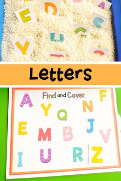 two pictures with letters and numbers on them, one is for the letter e and the other is for the lower case