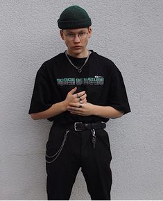 Vaporwave Clothing, Boys Fits, Streetwear Clothes, Mens Fashion Urban, Clothes Style, Mode Inspo, Edgy Outfits, Vintage Streetwear, Streetwear Outfit