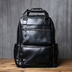 Elevate your loved one's style with our handmade genuine leather backpack - a timeless, practical, and thoughtful gift choice. Free shipping on all our leather backpacks. It takes approx seven to ten business days to complete each leather backpack. Features: 1. Vintage-inspired design with a modern twist. 2. Multiple pockets and compartments for all your essentials. 3. Adjustable straps for comfortable wear. 4. High-quality leather that will only look better with age. 5. Perfect size for carryin Man Purse, Leather Backpacks, Handcrafted Bags, Leather Products, Vintage Inspired Design, Custom Packaging, Private Label, Handmade Bags, Leather Working