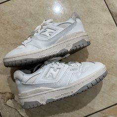 Bought These In Japan And Only Wore Them For A Few Days In Good Condition Size 5 In Women New Balance 550 Gray, Shoes New Balance, New Balance Shoes, Gray White, White Color, New Balance, Women Shoes, Japan, Grey