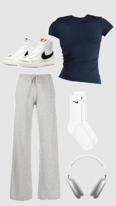 >.< Lazy Day Outfits, Simple Trendy Outfits, Cute Everyday Outfits, 가을 패션, Cute Outfit, Cute Simple Outfits