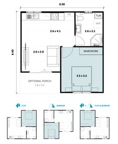 the floor plan for an apartment with three bedroom, two bathroom and one living room