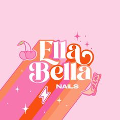 a pink background with the words flat belly nails