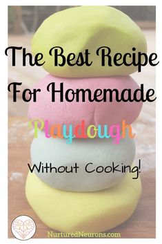 the best recipe for homemade playdough without cooking