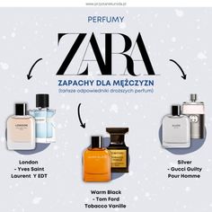 Perfumy Zara trwałe i tanie. Które to odpowiedniki drogich perfum? Zara Perfumes Replicas Men, Zara Perfume Men, Zara Parfum, Fragrances Perfume Men, Zara Fragrance, Emerald Ring Design, Perfume Genius, Best Fragrance For Men