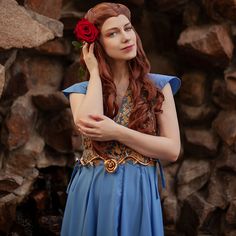 Margaery Tyrrel blue cosplay dress Game of Thrones cosplay.The dress is made to order! Order processing time (from placing the order to shipping) 714 days. Delivery usually takes about 36 weeks.The product only includes the dress! The belt and other accessories are not included.Sewing of different sizes is possible (cm):XS:bust 80waist 63S: bust 85waist 67M:bust 90waist 72L:bust 95waist 78XL:bust 100waist 83XXL:bust 105waist 88The standard skirt length (from waist to hem) is about 95cm.Notes: Ye Blue Cosplay, Game Of Thrones Cosplay, 36 Weeks, Margaery Tyrell, Game Dresses, Cosplay Dress, Skirt Length, Dress Making, Game Of Thrones