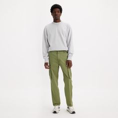 Brand New With Tags! 32x30 Color: Green - Non Stretch Easy And Versatile, Our Ace Cargo Pants Keep It Simple With A Low Rise, A Relaxed Fit And Utilitarian Style. Easy Cargo Pants With A Low Rise Cut A Relaxed Fit Crafted With Non-Stretch Twill Fabric Tan Pants Men, Grey Camo Pants, Brown Chino Pants, Denim Coverall, Tapered Chinos, Mens Slacks, Khaki Chino Pants, Utilitarian Style, Chino Pants Men