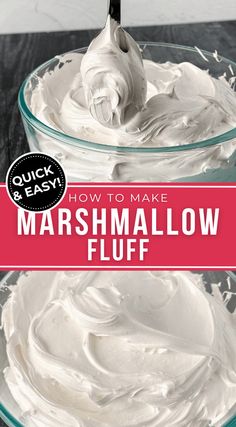 how to make marshmallow fluff