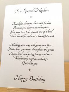 a birthday card with the words happy birthday written on it