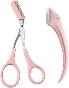 Amazon.com: VOMGLIDE Eyebrow Trimmer Scissors Eyebrow Razor Set, Professional Precision Eyebrow Scissors with Comb, Small Eyebrow Razor Face Hair Removal Tool for Women, Pink : Beauty & Personal Care Eyebrow Scissors, Face Hair Removal, Eyebrow Razor, Eyebrow Trimmer, Tools For Women, Women Pink, Face Hair, Removal Tool, Skin Care Tools