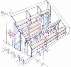 an architectural drawing of a house