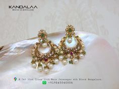 Temple Jewellery Jhumkas, Pretty Gold Necklaces, Gold Jewellery Design Necklaces, Jewelry Design Necklace, Temple Jewellery, Jewelry Sets