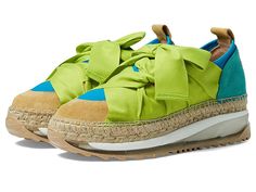 Free People Chapmin Espadrille Sneaker - Women's Shoes : Lime : The Free People Chapmin Espadrille Sneakers are a perfect mesh of sporty and boho-chic style with its suede and textile upper featuring a multilayered outsole and jute trim detailing. Ribbon lace-up closure with a back pull tab. Leather and textile lining on a cushioned footbed. Sawtooth rubber outsole. Made in Spain. Measurements: Weight: 1 lb 2 oz Platform Height: 1 1 4 in Product measurements were taken using size EU 39 (US Women Fils Shoes Outfit Women, Green Outdoor Sneakers For Spring, Spring Outdoor Sneakers With Textured Sole, Outdoor Spring Sneakers With Laces, Summer Textile Sneakers With Removable Insole, Textile Sneakers With Removable Insole For Summer, Green Canvas Sneakers For Summer, Green Textile Sneakers For Spring, Spring Outdoor Textile Sneakers