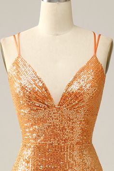 Fabric : Sequins. The fabric is high quality and comfortable for skin.   Package Contents : 1x Women Dress.   Occasion : Whether you are dressing it for a wedding party, prom, evening party or any other occasions, this party dress will be your lovely partner. Orange Prom Dress Long, Prom Dress Orange, Backless Mermaid Prom Dresses, Orange Prom Dresses, Sparkly Prom Dresses, Floral Prom Dresses, Mermaid Prom Dress, Spaghetti Strap Prom Dress, Corset Dress Prom