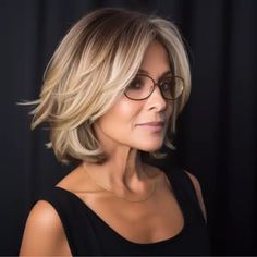 Medium Hair Cuts, Hairstyles For Women, Hair Today, Great Hair, Hair Dos, Fine Hair, Bob Hairstyles, Medium Length Hair Styles