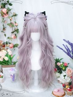 Easy Hair Drawings, Harajuku Wigs, Pretty Wigs, Pretty Hair Cuts, Cute Kawaii Outfits, Anime Hair Color, Hair References, Air Bangs, Hair Inspiration Long