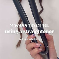 PRO HAIR HACKS, TIPS & TUTORIALS | Would you try any of these 🤔 I tried 3 new (and hard) ways to curl using a straightener/flat iron Using the ghd original styler... | Instagram