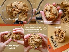 instructions for how to make chocolate chip cookies