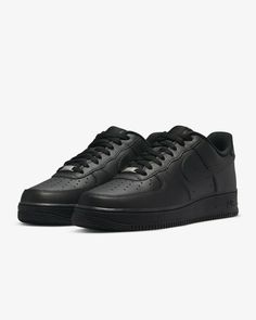 Black Air Force 1, Black Nike Sneakers, Jordan Model, Nike Models, Nike Air Force 1 07, Force One, Nike Air Force 1 Low, Air Jordan 3, Mens Nike Air