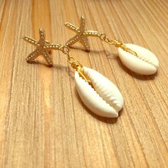 Shell Earrings Never Worn Elegant White Hoop Earrings For Beach, White Dangle Earrings For Beach, White Drop Earrings For The Beach, White Drop Earrings For Beach, White Dangle Earrings For The Beach, Adjustable White Dangle Clip-on Earrings, White Pierced Drop Plug Earrings, Baby Room Inspiration, Seashell Jewelry