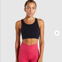 Nwt, This Is Black And In The Size Small. This Sports Bra Is Currently Sold Out On The Gymshark Website. Camo Bra, Bra Measurements, Gym Workout Outfits, Strappy Sports Bras, Gym Clothes Women, White Sports Bra, Sports Bra Sizing, Black Sports Bra, Athletic Outfits