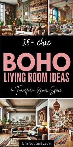 boho living room ideas to transform your space with these easy and cheap decorating tips