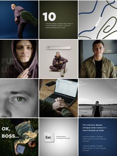 the collage shows many different people and their laptops, including one man wearing a hoodie