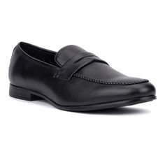 Show up in style with these classy NY&Co Keaton Men's Dress Loafers.Click this FOOTWEAR GUIDE to find the perfect fit and more! Show up in style with these classy New York & Company Keaton Men's Dress Loafers.Click this FOOTWEAR GUIDE to find the perfect fit and more! FEATURES Classic loafer silhouette with braided seam design Slightly heeledDETAILS Faux leather upper Faux leather lining Polyvinyl chloride outsole Almond toe Slip-on EVA footbed Spot clean Imported Size: 10.5. Color: Black. Gende Fitted Wingtip Loafers For Business Casual, Fitted Wingtip Loafers For Semi-formal Occasions, Classic Fitted Loafers For Business, Classic Fitted Business Loafers, Fitted Semi-formal Wingtip Loafers, Fitted Moc Toe Loafers For Office, Fitted Loafers For Business In Spring, Fitted Plain Toe Semi-formal Loafers, Classic Fitted Loafers For Semi-formal Occasions