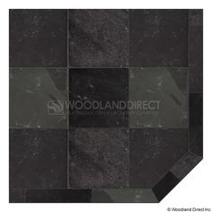 a black and white checkered tile pattern with the words woodhouse written on it