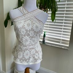 Great Condition Peplum Crochet, Striped Sleeveless Top, White Peplum, Women White Blouse, Crochet Lace Top, White Long Sleeve Blouse, Floral Sleeveless Top, Black And White Blouse, Flowy Blouse